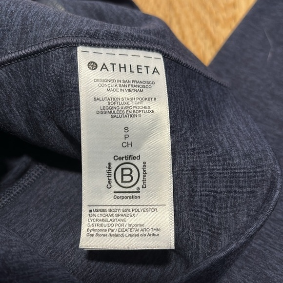 athleta salutation stash pocket ii softluxe tight - Picture 7 of 10